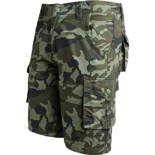 50% Hot Sales!!! Men Shorts Military Breathable Polyester Loose Short Pants for Men