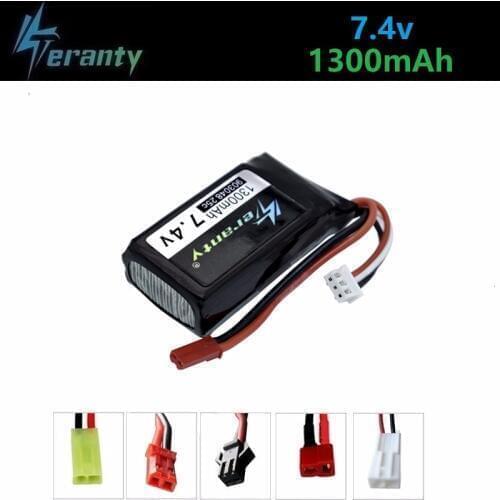7.4V LiPo Battery For Wltoys V353 A949 A959 A969 A979 k929 7.4v 1300mah 903048 Drone Battery For Remote Control Cars Helicopters