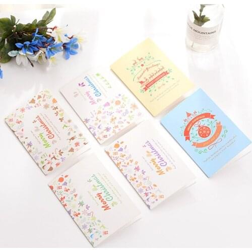 8 card+8 envelope /lot invitation mini greeting card thank you card birthday christmas card envelope writing paper stationery