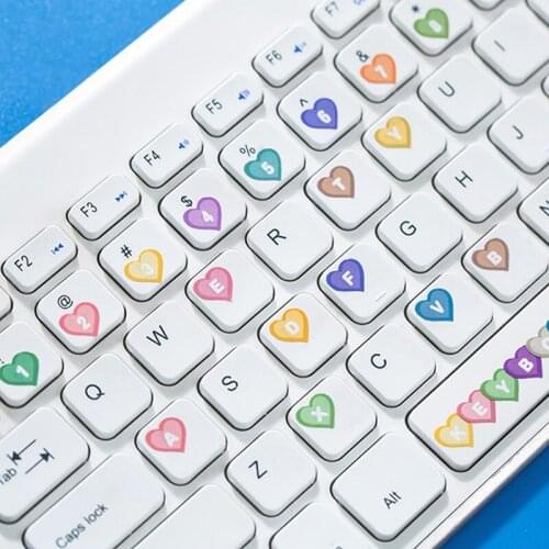 8 Designs 2 Piece Ins Chiding Rainbow Series Sticker Handbook DIY Decorative Collage Material Plain Board Sticker