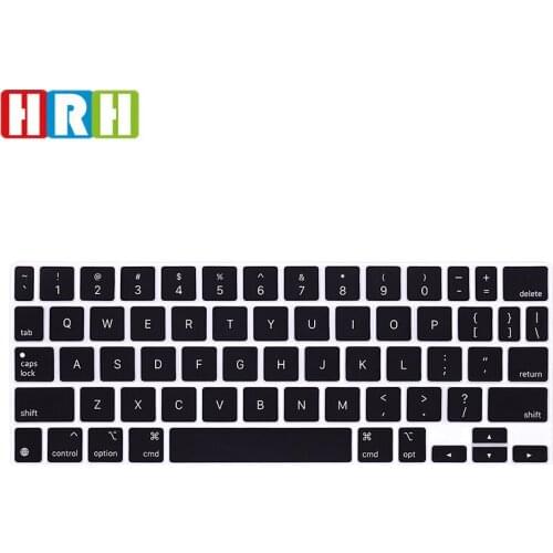 HRH English Waterproof Gel Silicone Keyboard Cover Skin Protective Film US Version For IPAD PRO 11