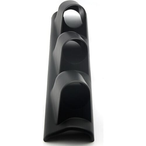 DRAGON GAUGE BLACK 2" 52mm UNIVERSAL A-PILLAR TRIPLE HOLES DASH GAUGE METER POD MOUNT HOLDER LEFT HAND DRIVE