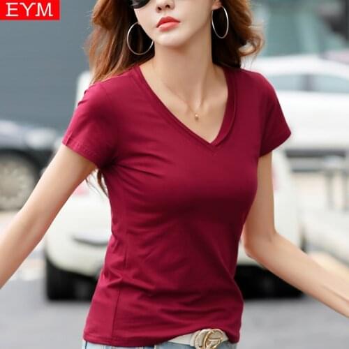 Женские футболки с коротким рукавом EYM China At AliExpress