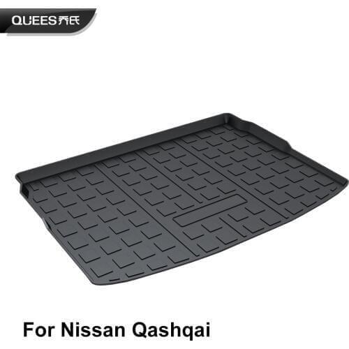 QUEES Custom Fit Cargo Liner Trunk Mat for Nissan Qashqai J10 J11 2007 2008 2009 2010 2011 2012 2013 2014 2015 2016 2017 2018
