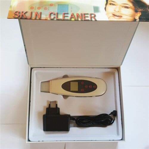 Tool Skin Cleaner Face Care Portable LCD Digital Acne Removal Ultrasonic Cleaning Ultrasound Peeling skin Spa Beauty LW006