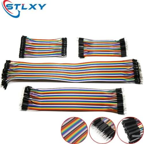 40PIN 10CM 20CM 30CM Dupont Line Male to Male + Female to Male and Female to Female Jumper Dupont Wire Cable for arduino DIY KIT