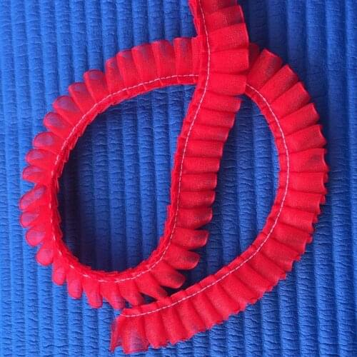 ZHU RU 20mm width lace Pleated design Cord Rope Jewelry Findings Accessories Fashion Jewelry Making Laciness Materials