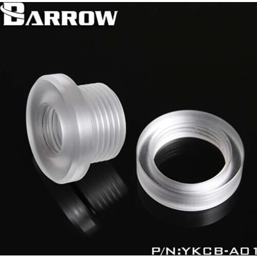Barrow PC water cooling fittings Acrylic top Water Injection seat Plate-piercing screw PMMA Fitting water cooler YKCB-A01
