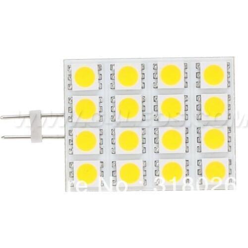 Square Type LED G4 Bulb DC/AC10-30V 16 LEDs 5050SMD 320-352LM Commercial Engineering Indoor Professional Sailing 1pcs/lot