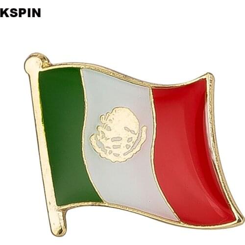 Mexico flag pin lapel pin badge 10pcs a lot Brooch Icons KS-0134