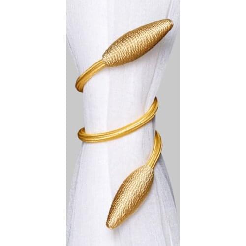 2018 NEW Magnetic Curtain Tiebacks Universal Curtain Tie Rings Modern Curtain Rope Living Room Curtain Buckle