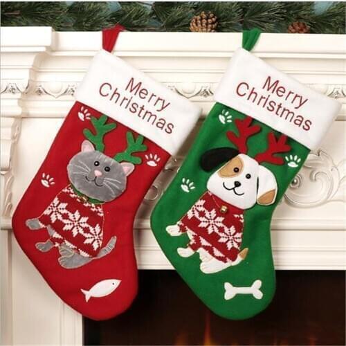 New Year 2021 Gifts Bag Christmas Stocking Noel Christmas Decorations for Home Navidad Socks Xmas Tree Decoration Natal Decor