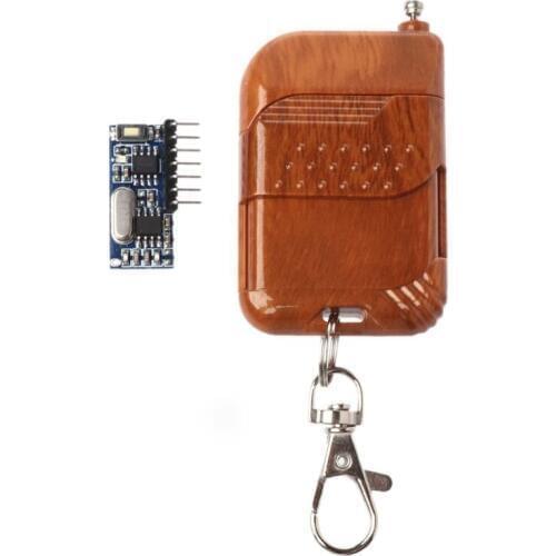 Remote Control Wireless Receiver Switch Socket Learning Code EV1527 Decoding Module Button 433MHz 4CH Output LED Electric Door