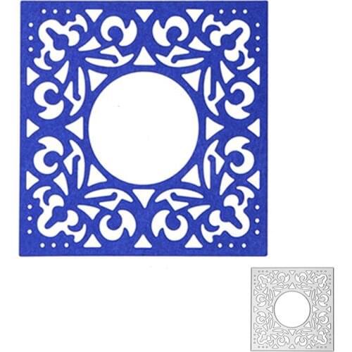 Frame Background Metal Cutting Dies Scrapbooking Stencil DIY Paper Card Decorative Embossing Craft Dies New