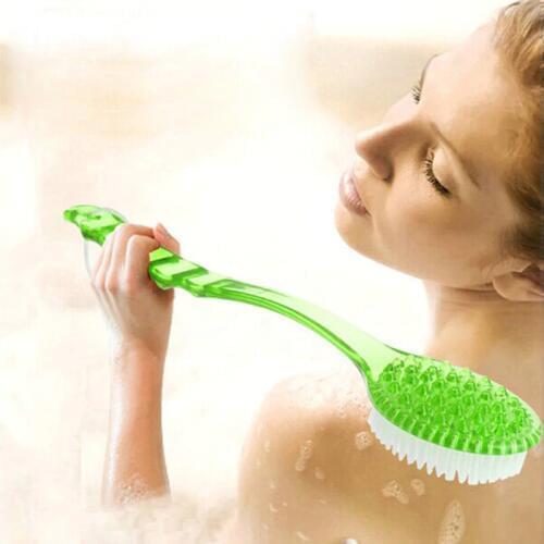 Bath Brush Long Handle Exfoliating Back Brush Body Scrubber Shower Bath Brushes Rubbing Scrubber Spa Massager Bathroom Products