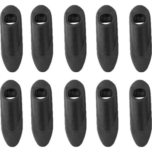 High-quality 10Pcs Bicycle Cable Tube Buckle Black Frame Embedded Wire Tube Clamp Cycling Single Hole Wire Tube Clamp Fixed Tool