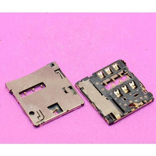 YuXi Hot selling sim card socket holder connector for Huawei glory 6 H60-L01 G660-L705 MATE MT1-T00 MT1-U06 sim card reader