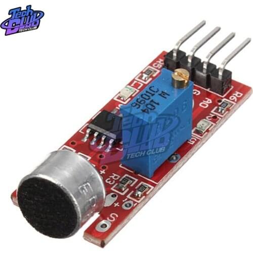 10PCS KY-037 New 4pin Voice Sound Detection Sensor Module Microphone Transmitter Smart Robot Car for arduino DIY Kit