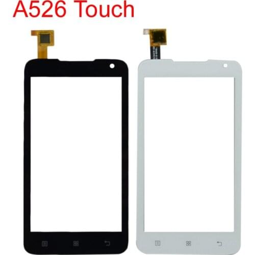 100% tested Phone Touch Panel For lenovo a526 526 Touch Screen Front Glass Digitizer Front Glass Black White Color