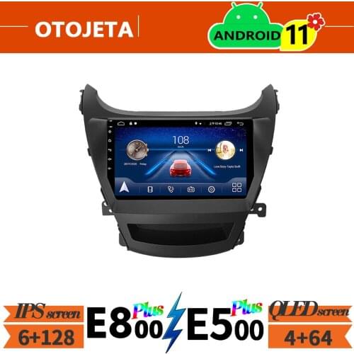 For Hyundai Elantra 2016 Android 10 Car Radio Multimedia Video Player Navigation GPS 6GB Ram 128GB Rom Autoradio Stereo HU