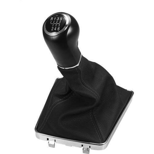 Car Styling 5/6 Speed Gear Shift Stick Knob Cover Leather Boot Dust-proof Cover for Opel Astra Corsa GTC 2005-2010