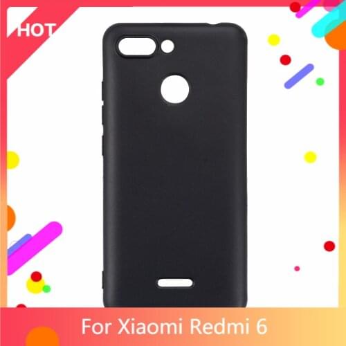 Redmi 6 Case Matte Soft Silicone TPU Back Cover For Xiaomi Redmi 6 Phone Case Slim shockproof