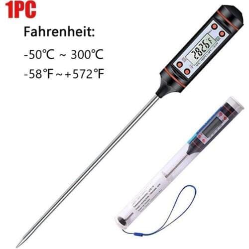 Digital BBQ Food Thermometer Meat Cake Candy Fry Grill Dinning Kitchen Household Cooking Thermometer Gauge Oven Thermometer Tool