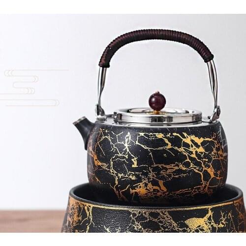 Home business 304 stainless steel tea kettle creative Kung Fu tea set home office tea boiling kettle