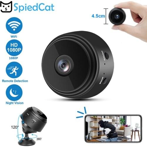 HD Wireless WiFi IP P2P 1080P IR Night Vision Mini Remote Control Suction Video Recorder Home Baby Security Surveillance Camera