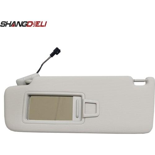 Front Left/Right Sun Visor Panel Sunvisor Makeup Mirror For VW Golf 7 SportsVan Jetta MK7 T-Cross Passat B8 CC E-Golf T-Roc