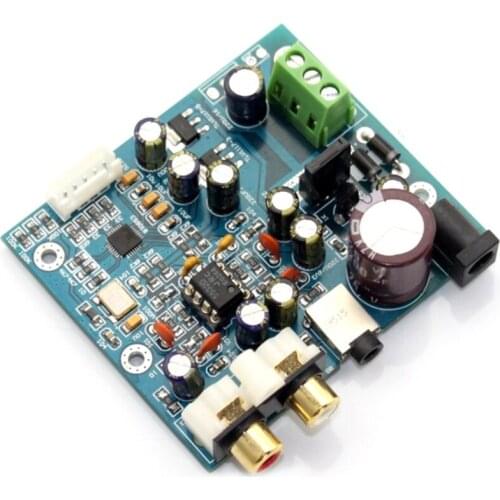Top Deals Assembled ES9018K2M DAC Board ES9018 I2S Input Decoding Board,NE5532,I2S Dsd Fiber Coaxial Input Decoder Board