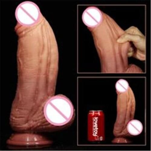 New Super Huge Dildo Vagina Female Masturbator Silicone Realistic Big Penis With Suction Cup Dildos Sex Toys for Woman Sex Shop