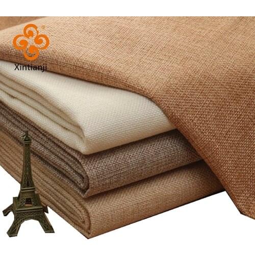 45* 145cm (17.71*57.08ꞌ) Plain Bonded Polyester Linen Sofa Cloth Cushion Tablecloth Diy Handmade Materials TJ1638