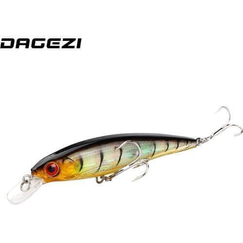 DAGEZI 1pcs Hard Bait 11.2CM/13G Minnow Fishing Lure 0.5-1.5M Diving depth Artificial Bait For Carp Fishing Wobbler pesca