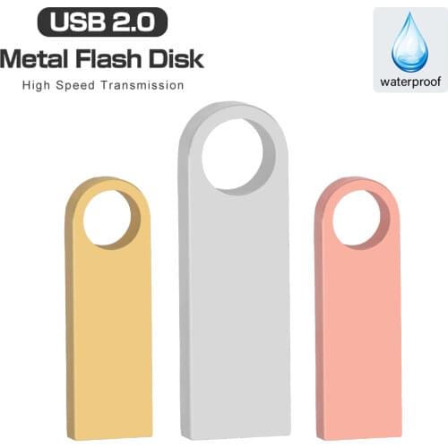 New pen drive 32GB pendrive metal High Speed usb flash drive64GB flash memory stick 16GB Key usb stick 128GB 8GB4GB Free adapter