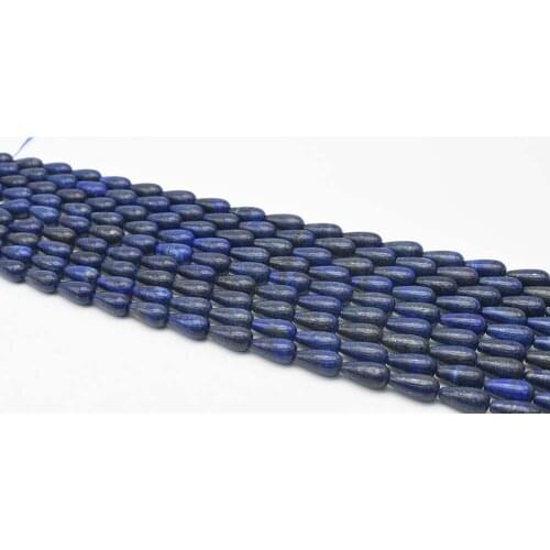 13x18mm AA Natural Smooth lapis lazuli water-drop shape Stone Beads For DIY necklace bracelet jewelry make 15 "free delivery