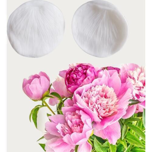Peony Veiner Flower Veiners Silicone Molds Fondant Sugarcraft Gumpaste Resin Clay Water Paper Cake Decorating Tools M290