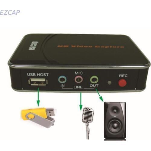 2017 new analog video audio capture card, convert analog video audio to USB Flash Disk from hdmi component, Free shipping