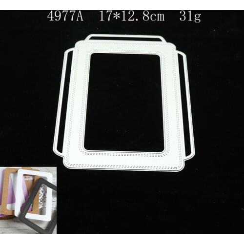 2021 Frame Metal Cutting Dies DIY Scrapbooking Paper Photo Album Crafts Knife Mould Cards Embossing Mold Stencils for Decor