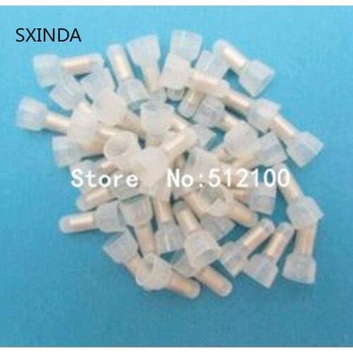 500 pcs Nylon Crimp Caps 22-16 AWG Gauge Wire Connectors Terminals Close End Wire