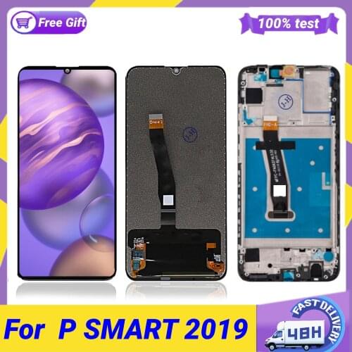 6.21" LCD For Huawei P Smart 2019 LCD With Frame LCD Screen Display For P Smart 2019 LCD Screen POT-LX1 L21 LX3