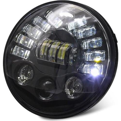 7 Inch 300W Round Led Headlight White Hi/Low Beam DRL & Amber Turn Signal for Wrangler Cj Tj Motorcycle Off Road Vehicle