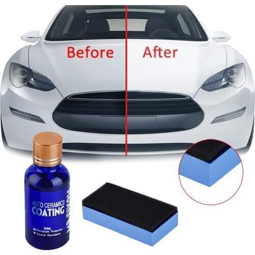 Car Polish 9H Car Liquid Ceramic Coat Hydrophobic Glass Coating Motocycle Paint Care Anti-scratch Auto Detailing Glasscoat