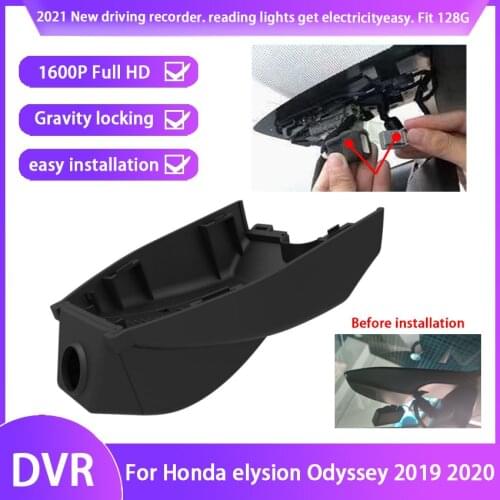 2K hd 1600p Easy to install Car DVR Video Recorder Dash Cam Camera For Honda elysion Odyssey 2019 2020 CCD HD Night Vision
