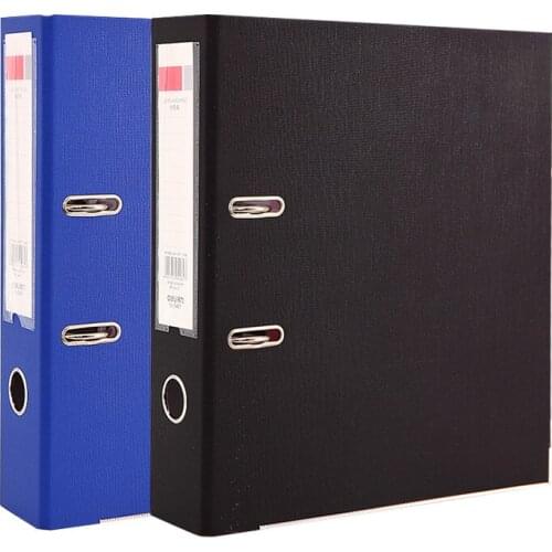 Black 215*310*55mm PVC A4 lever arch file filling products office supply documents holder