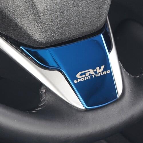 Car Steering Wheel Decorative Cover for Honda CRV CR-V 2021 2020 2019 2018 2017 Interior Accessories Sequins Sticker