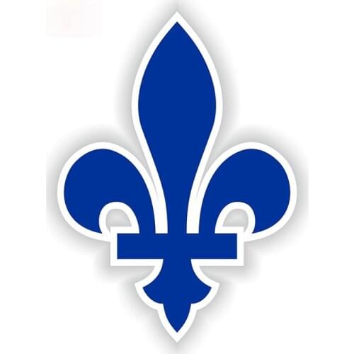 Personality Quebec Fleur De Lys Canada Sticker Decal Bumper Autocollant Auto Laptop Reflective Car Stickers Apply To Car Window