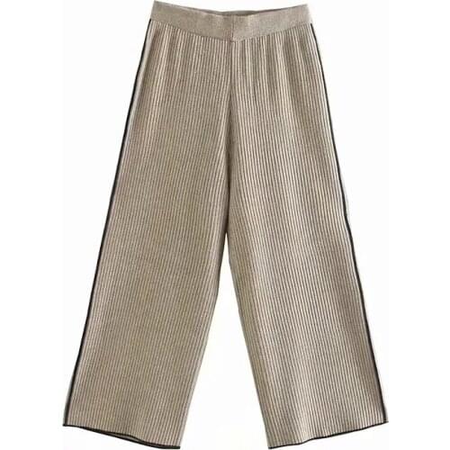 Klacwaya Women's Cropped Trousers