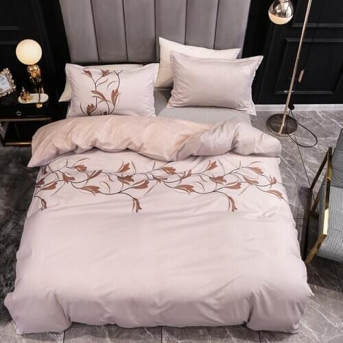 Kuup Violet King Size Bedding Set Modern Girl Boy Kid Bed Cover Set Duvet Cover Adult Child Bed Sheets Pillowcases Comforter