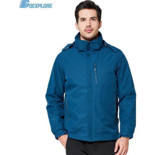 Goexplore Duck Down Jacket Men Winter thicken Warm Double layer Ultra light duck down inside Camping Climbing Ski jacket Male